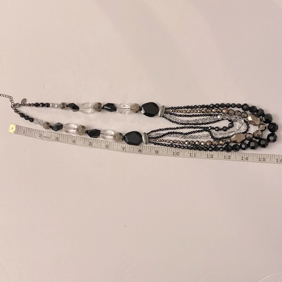 Lia Sophia glamorous “front row” chunky fashion jewelry layered necklace 32” - Picture 5 of 12